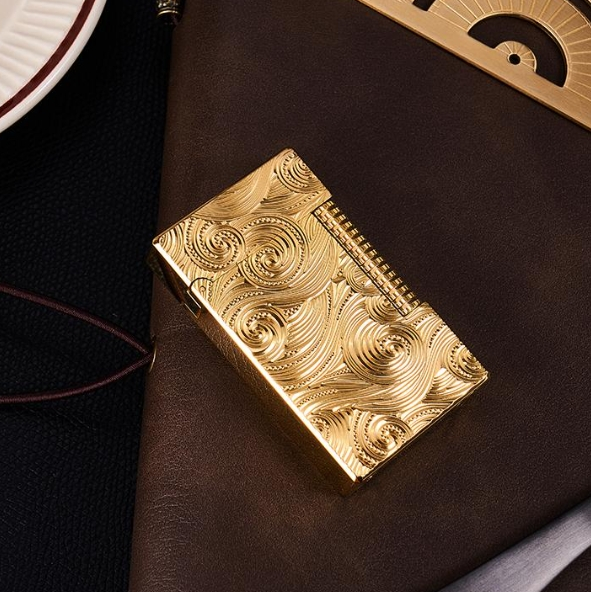 Van Gogh Starry Night Brass Lighter