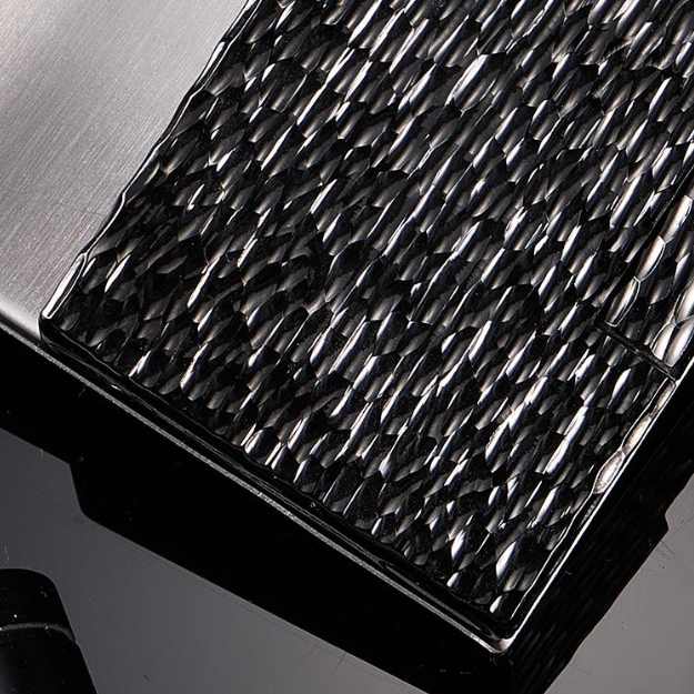 Meteorite Crater Brass Lighter