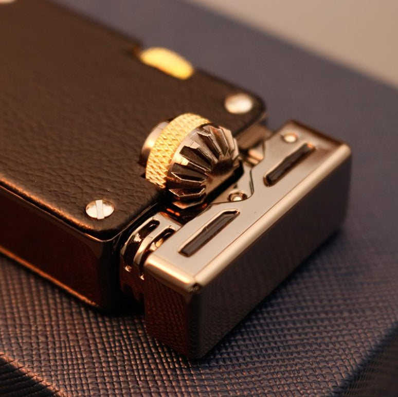 Leather Business Eject Lighter