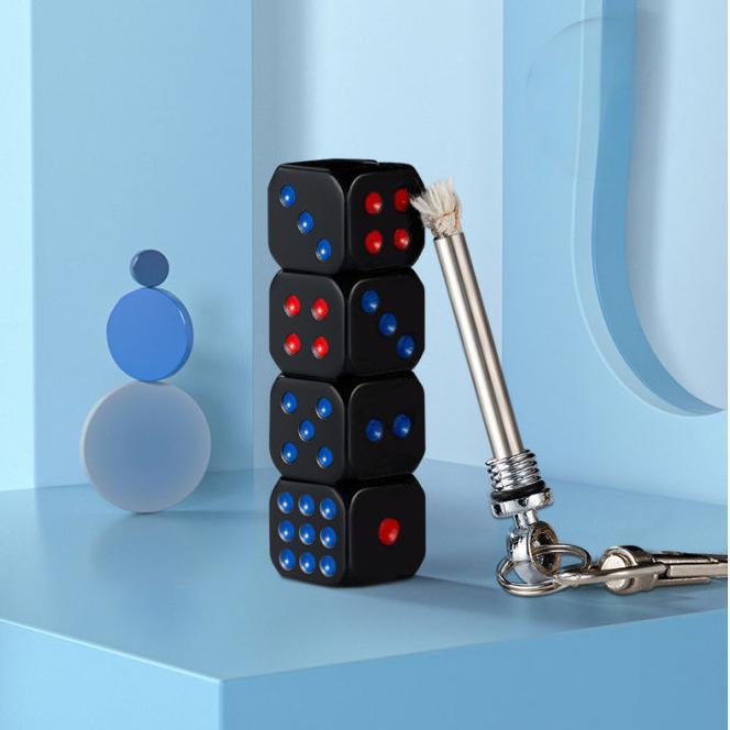Glow-in-the-Dark Dice Kerosene Lighter