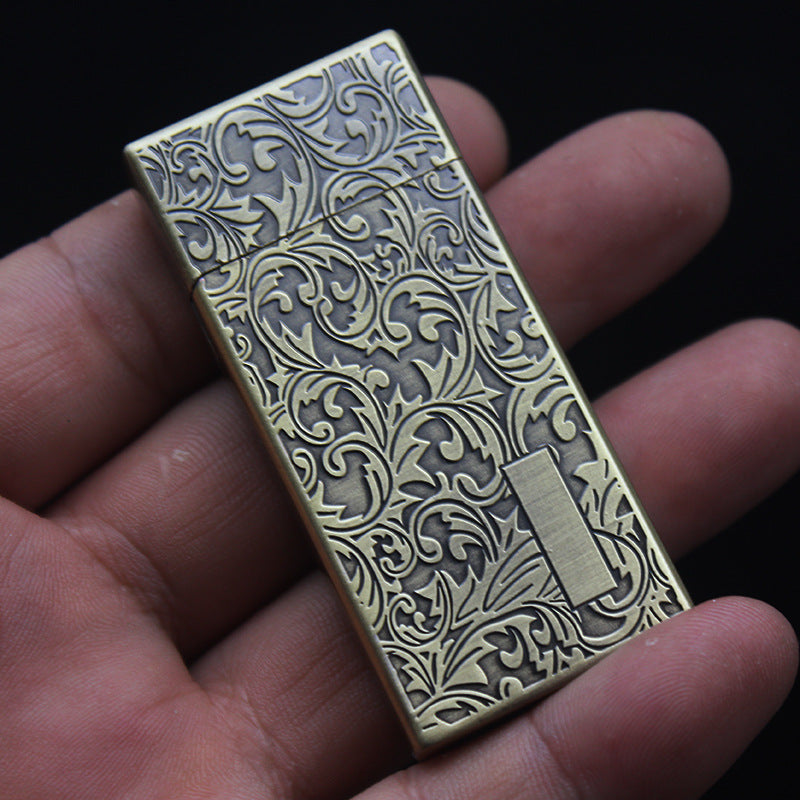 Lucky Beast & Grass Pattern Slim Lighter