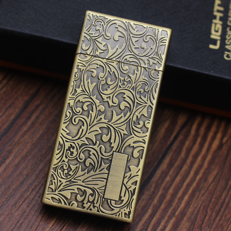 Lucky Beast & Grass Pattern Slim Lighter