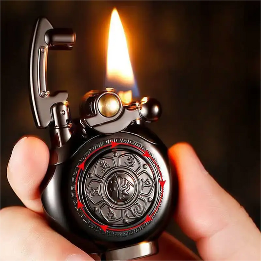 Rotating Vintage Kerosene Lighter