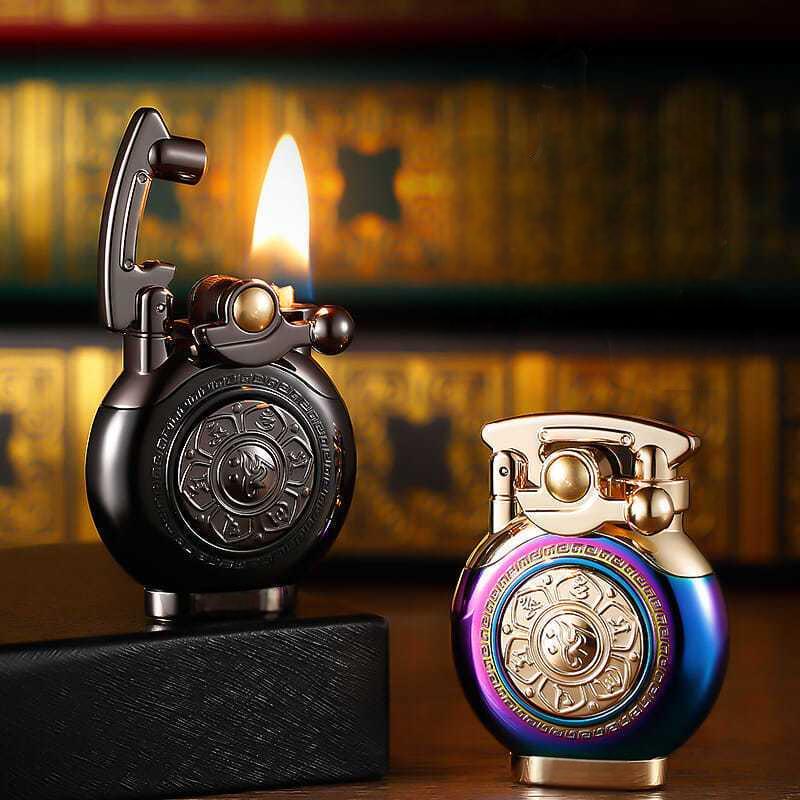 Rotating Vintage Kerosene Lighter