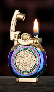 Rotating Vintage Kerosene Lighter