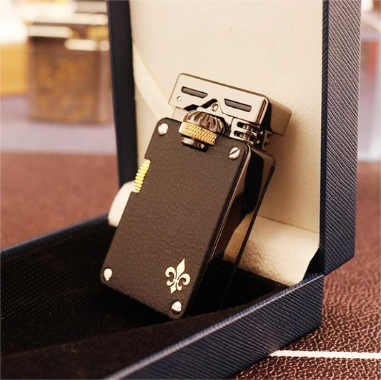 Leather  Business Eject Lighter