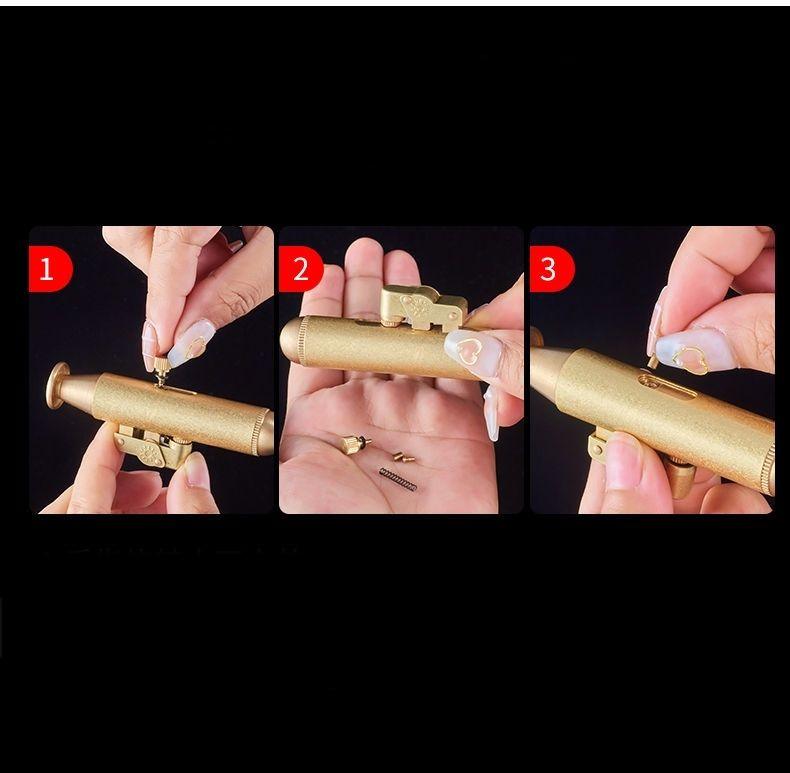 Submarine-Shaped Brass Kerosene Lighter
