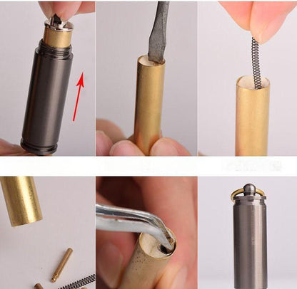 WWII Bullet Trench Mini Kerosene Lighter