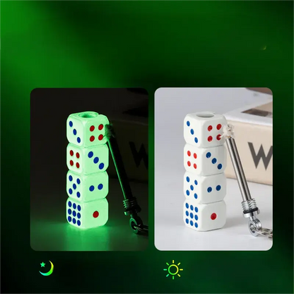 Glow-in-the-Dark Dice Kerosene Lighter