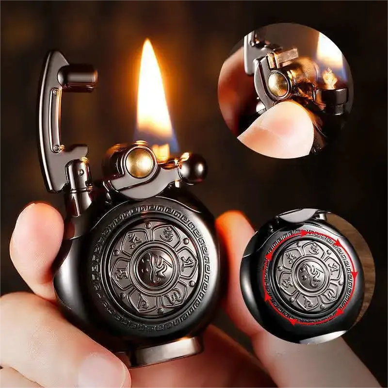 Rotating Vintage Kerosene Lighter