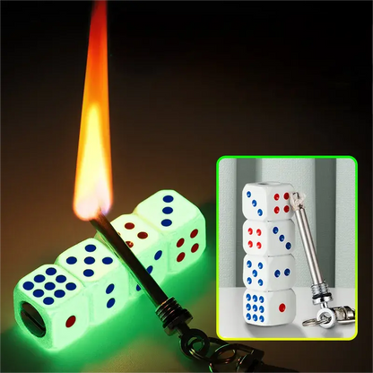 Glow-in-the-Dark Dice Kerosene Lighter