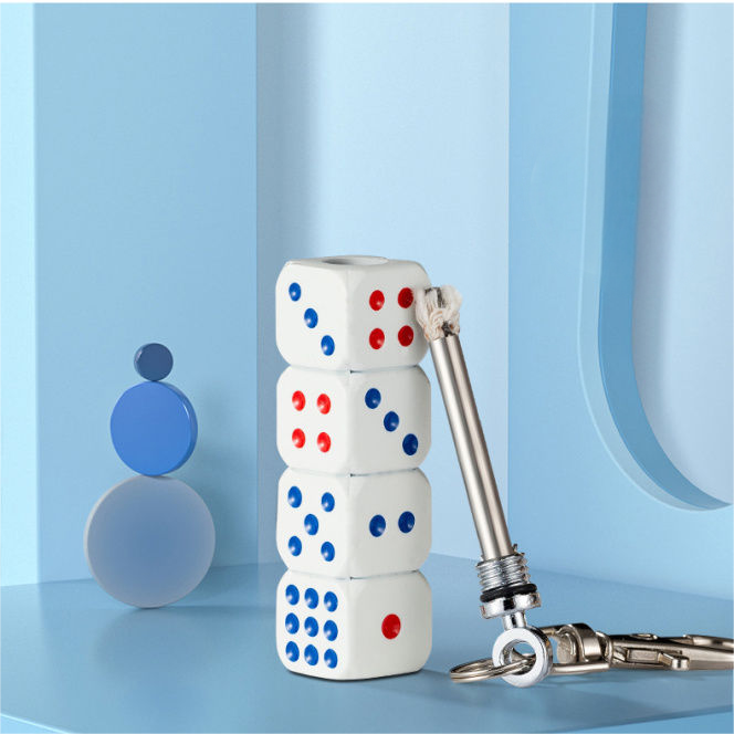 Glow-in-the-Dark Dice Kerosene Lighter