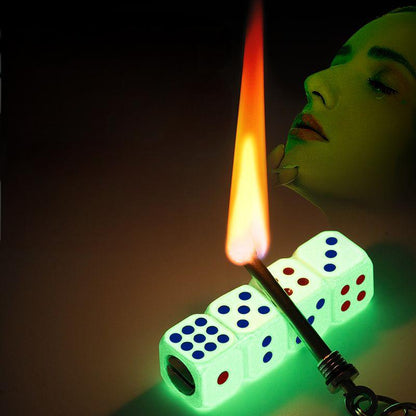 Glow-in-the-Dark Dice Kerosene Lighter