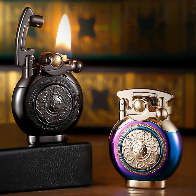 Rotating Vintage Kerosene Lighter