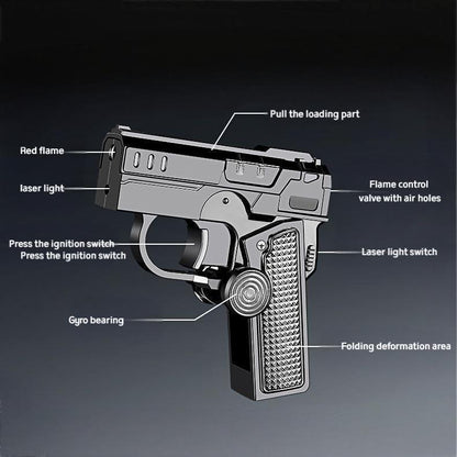 Laser Torch Metal Gun Model Lighter