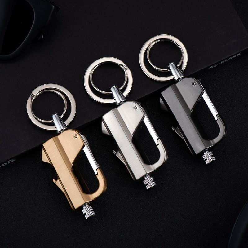 Multi-Function Kerosene Lighter Keychain