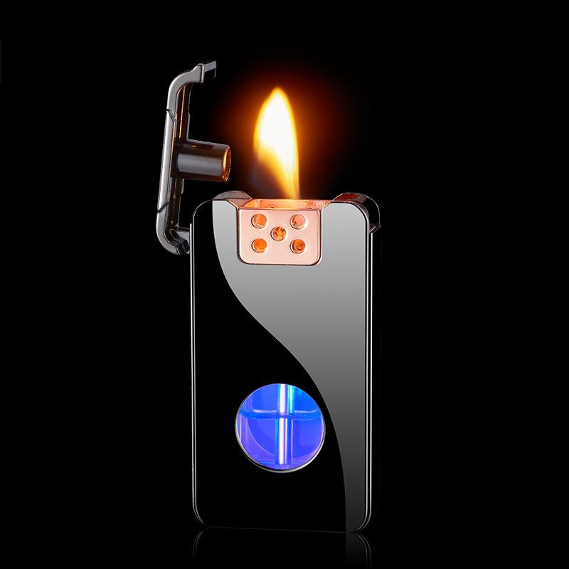 Shake-to-Ignite Transparent Chamber Lighter