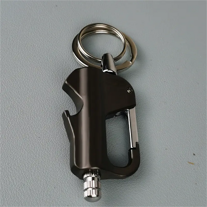 Multi-Function Kerosene Lighter Keychain