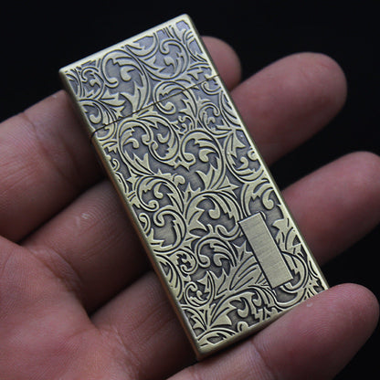 Lucky Beast & Grass Pattern Slim Lighter