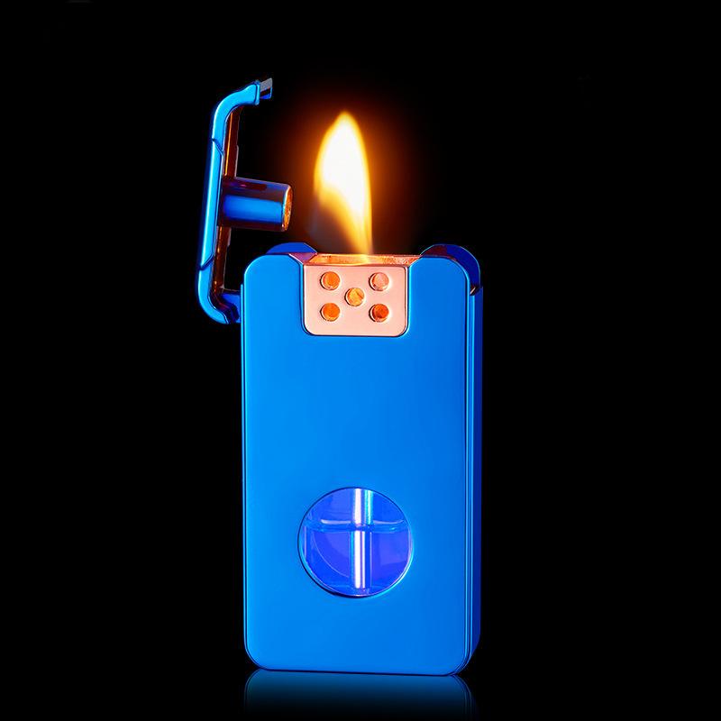 Shake-to-Ignite Transparent Chamber Lighter