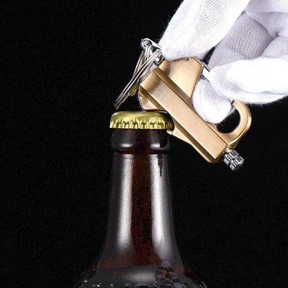 Multi-Function Kerosene Lighter Keychain