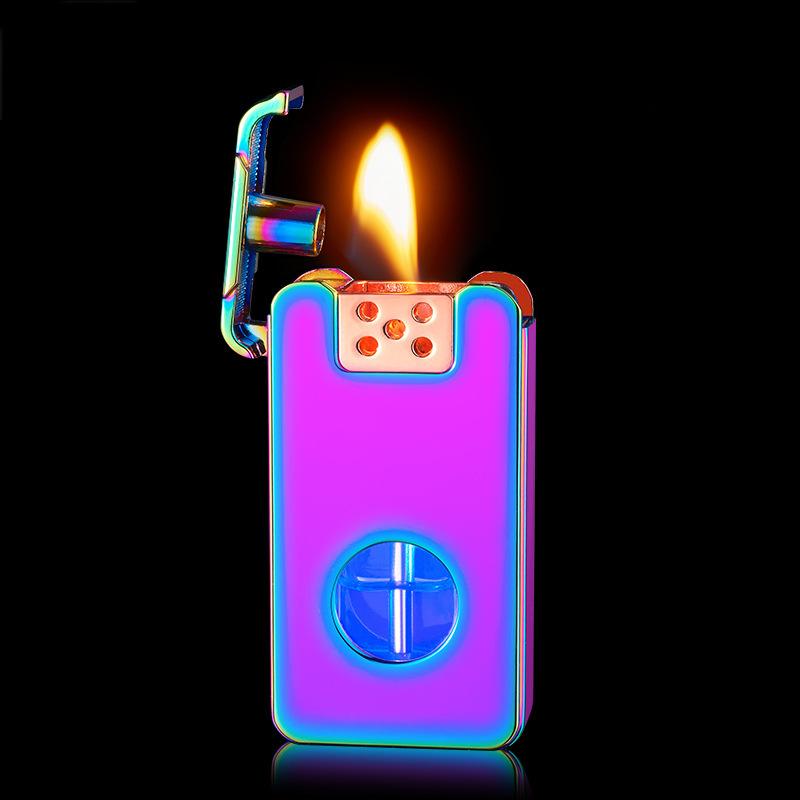Shake-to-Ignite Transparent Chamber Lighter