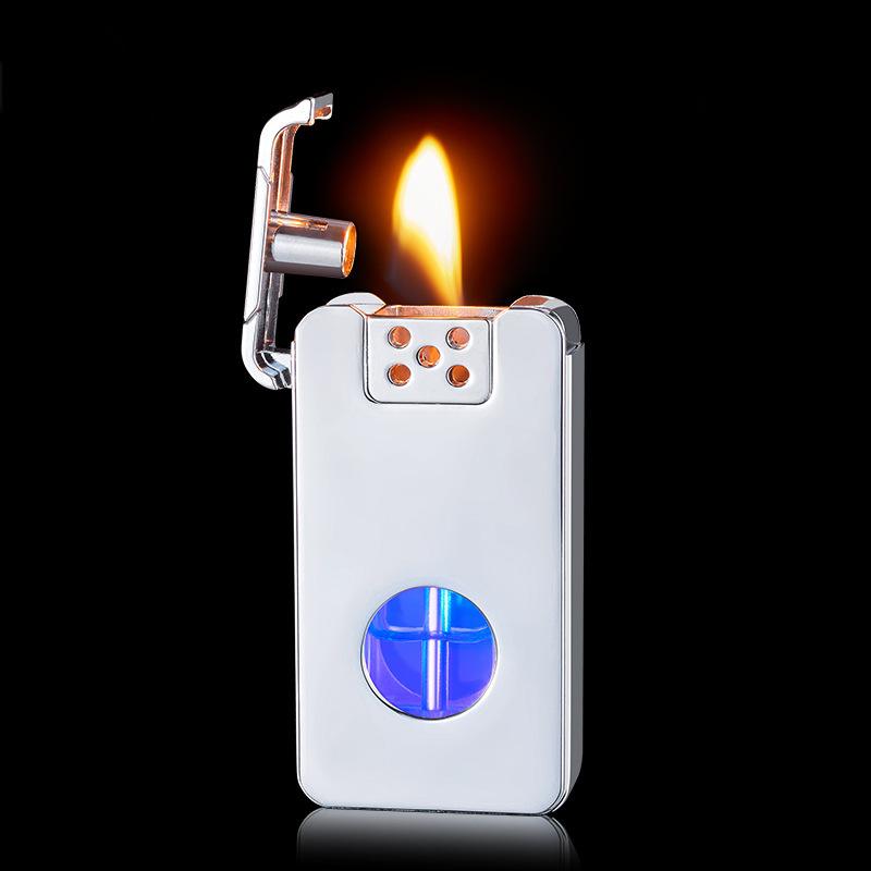 Shake-to-Ignite Transparent Chamber Lighter