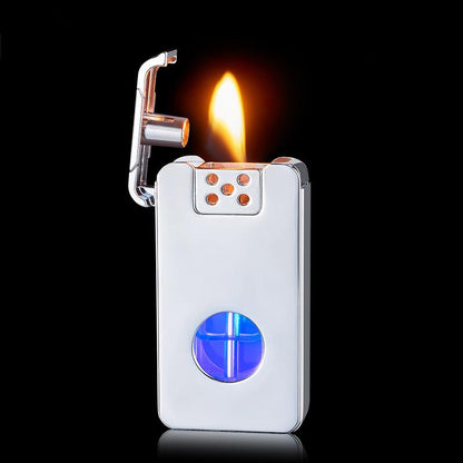 Shake-to-Ignite Transparent Chamber Lighter