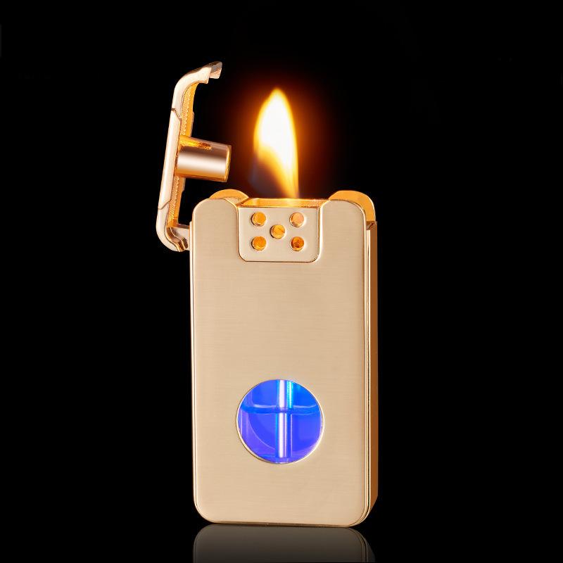 Shake-to-Ignite Transparent Chamber Lighter