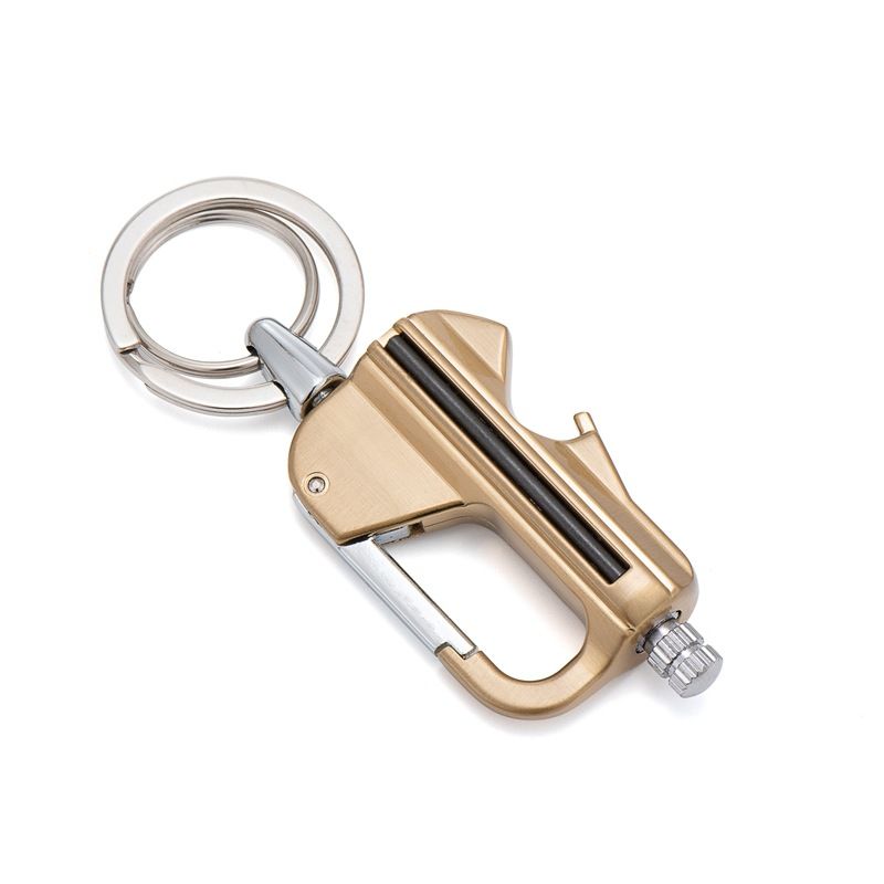 Multi-Function Kerosene Lighter Keychain