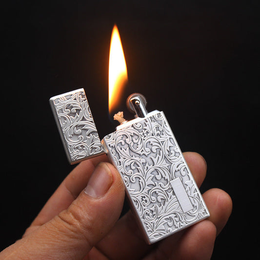 Lucky Beast & Grass Pattern Slim Lighter