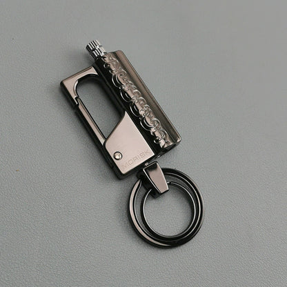 Multi-Function Kerosene Lighter Keychain