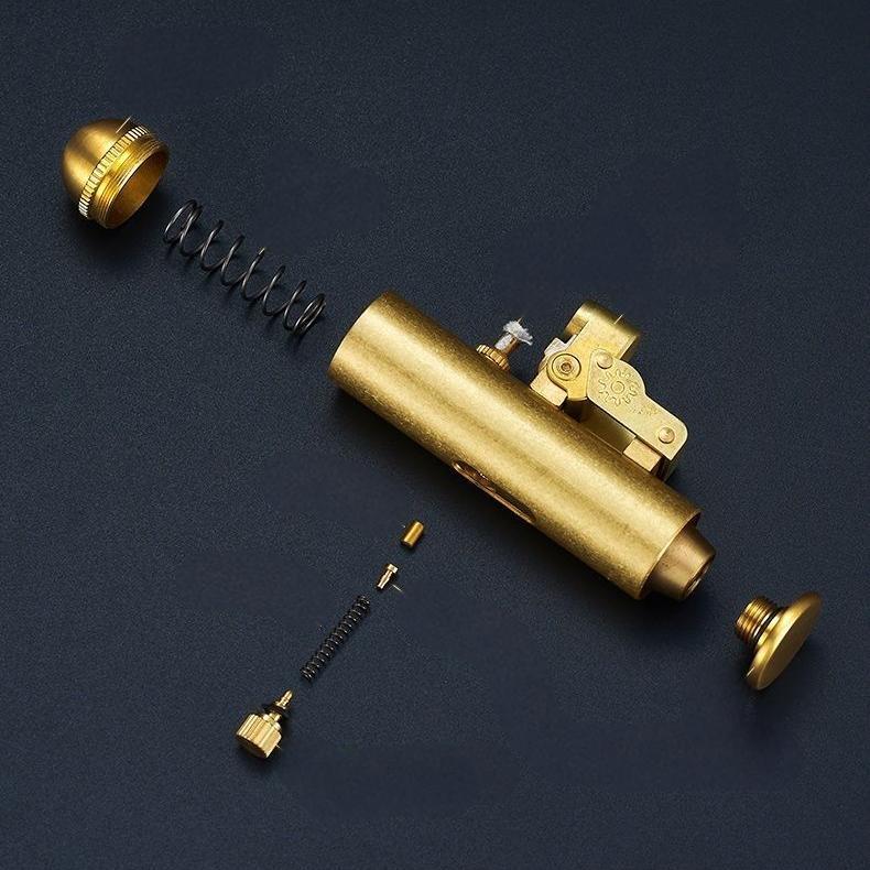 Submarine-Shaped Brass Kerosene Lighter