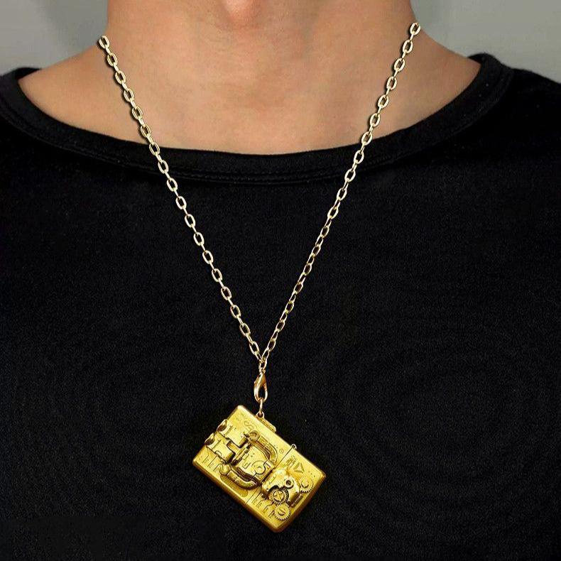 Bearbrick-Style Brass Lighter