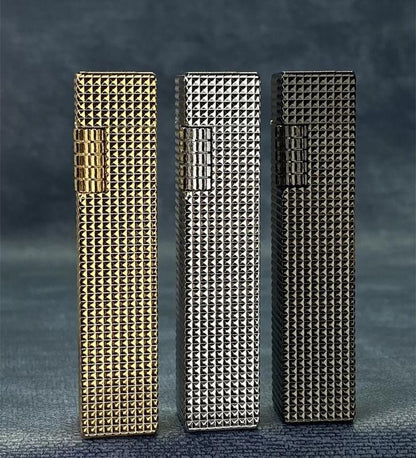 Vintage Brass Quadrilateral Lighter