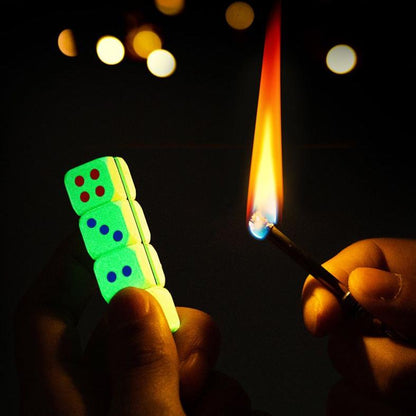 Glow-in-the-Dark Dice Kerosene Lighter